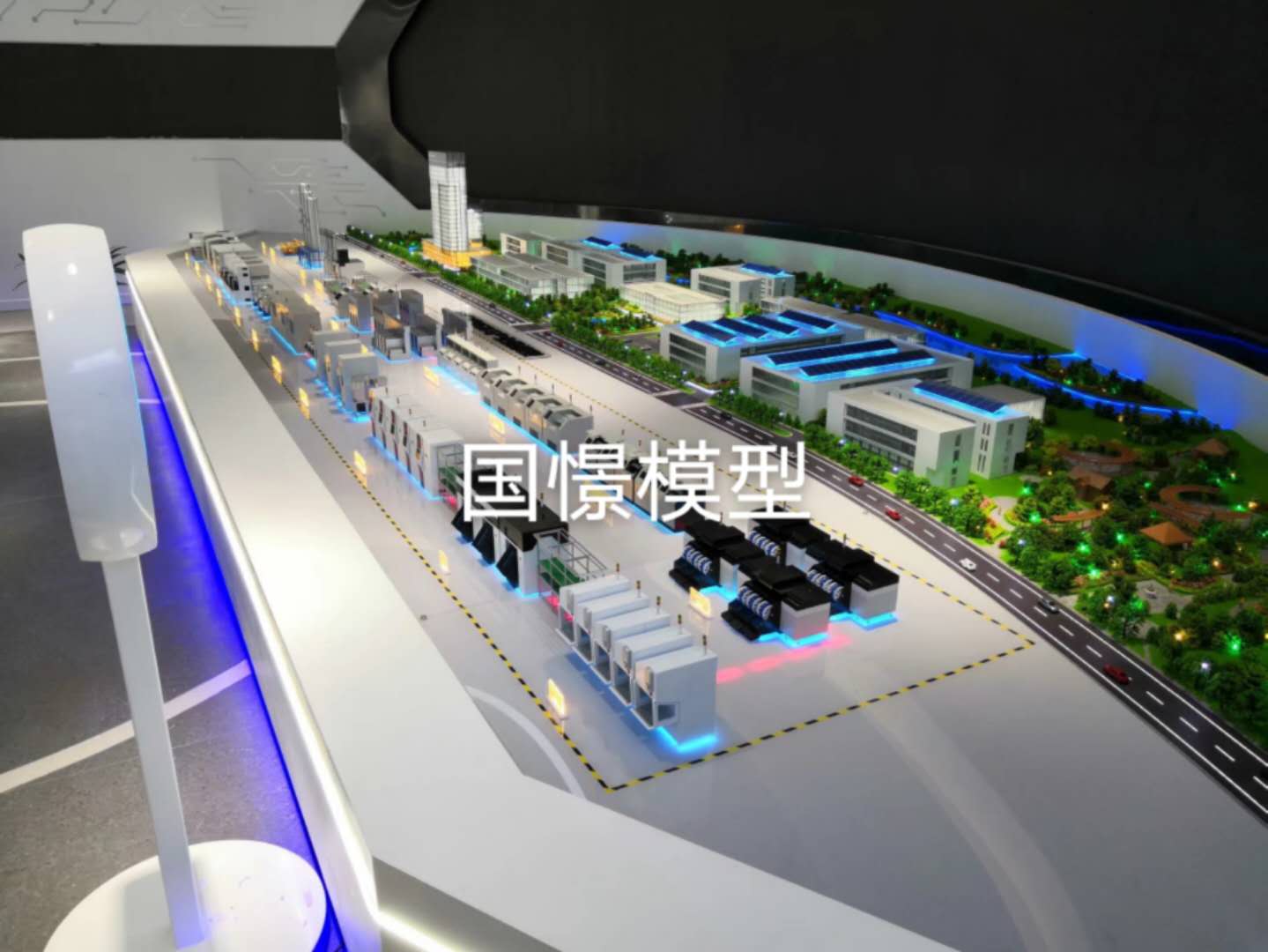 大竹县建筑模型