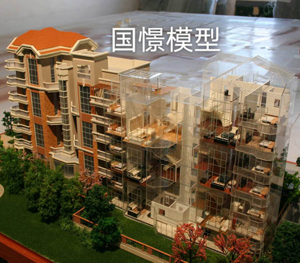大竹县建筑模型