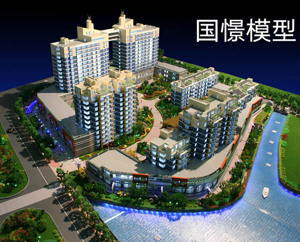 大竹县建筑模型