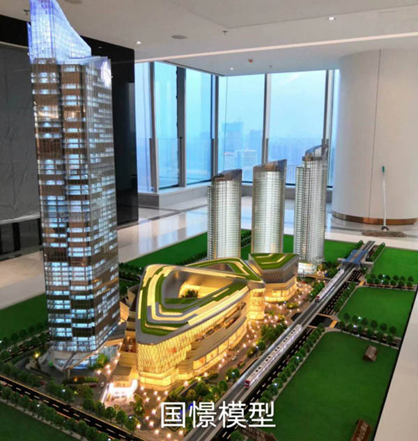 大竹县建筑模型